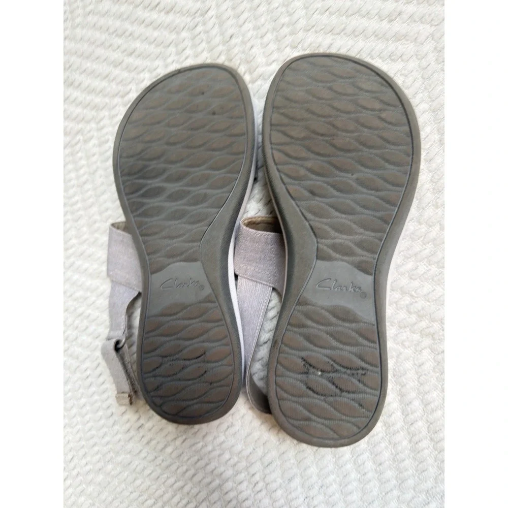 Clark's Arla Jacory sand wedge sling back cloudsteppers‎ sandal Women's size 8